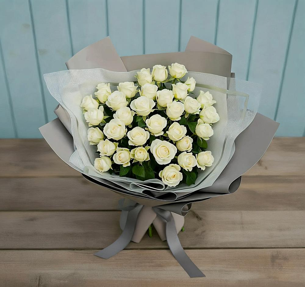 Букет Белоснежная нежность в Лесной Городок