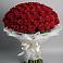 Букет 101 Красная роза Блэк Мэджик в Лесной Городок