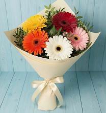 Букет цветов из:  Герберы в Лесной Городок