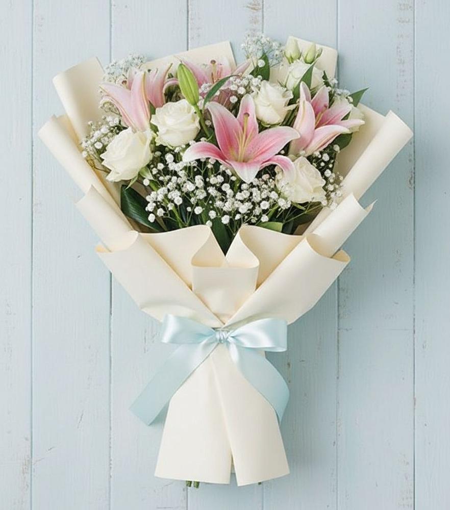 Букет цветов из: Лилии в Лесной Городок