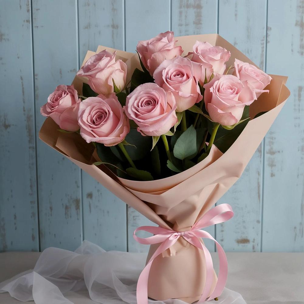 Букет цветов из: Розы в Лесной Городок