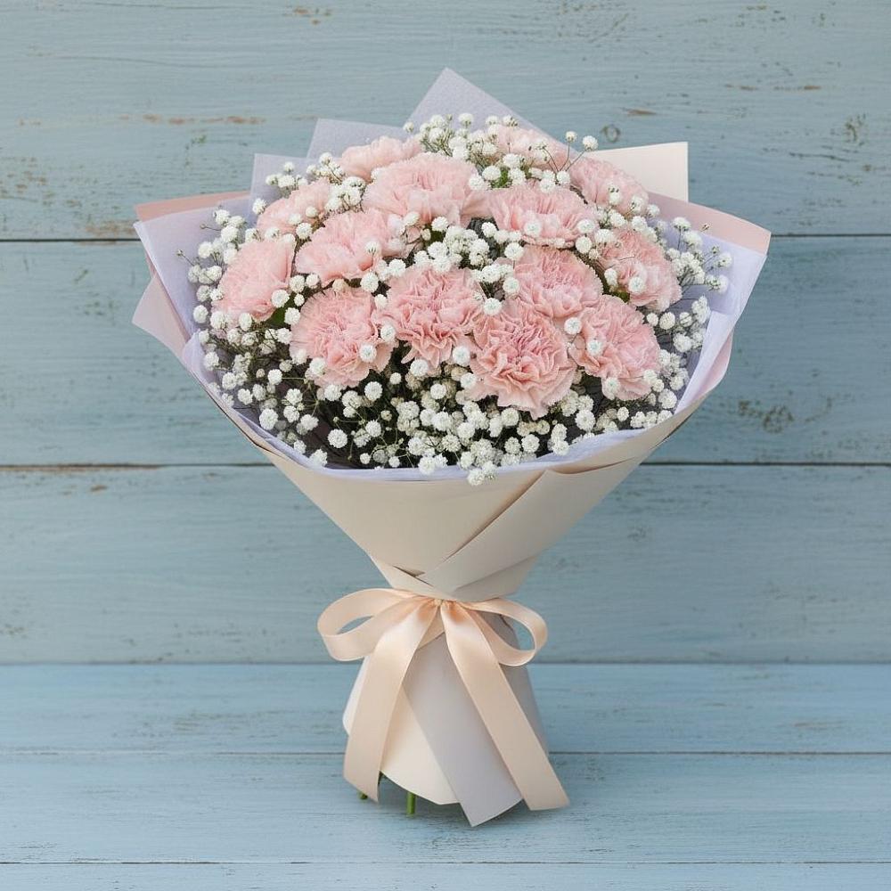 Букет цветов из: Гвоздики в Лесной Городок