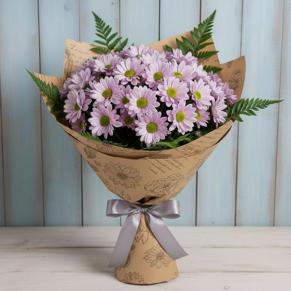 Букет цветов из: Хризантемы в Лесной Городок