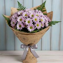 Букет цветов из:  Хризантемы #REPLACE_PRED# Лесной Городок