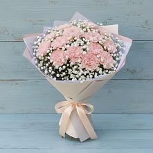 Букет цветов из:  Гвоздики в Лесной Городок