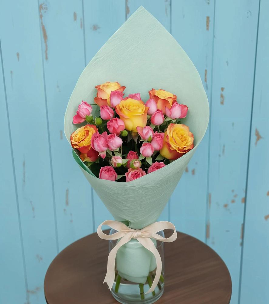 Букет цветов из: Розы в Лесной Городок