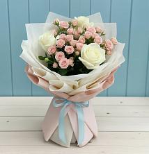 Букет цветов из:  Розы в Лесной Городок
