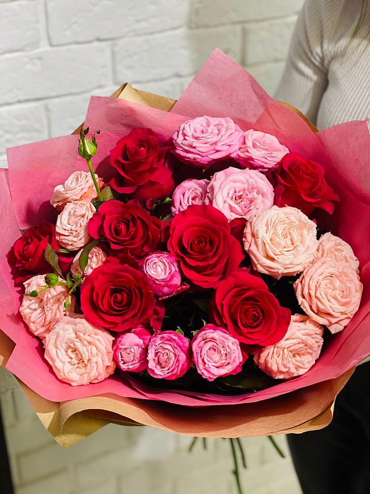 Букет цветов из: Розы в Лесной Городок