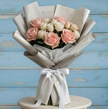 Букет цветов из:  Розы в Лесной Городок