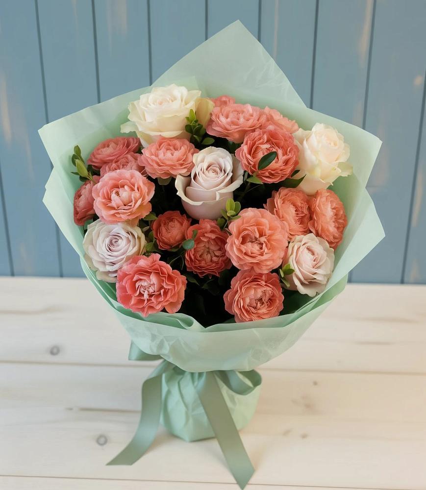 Букет цветов из: Розы в Лесной Городок