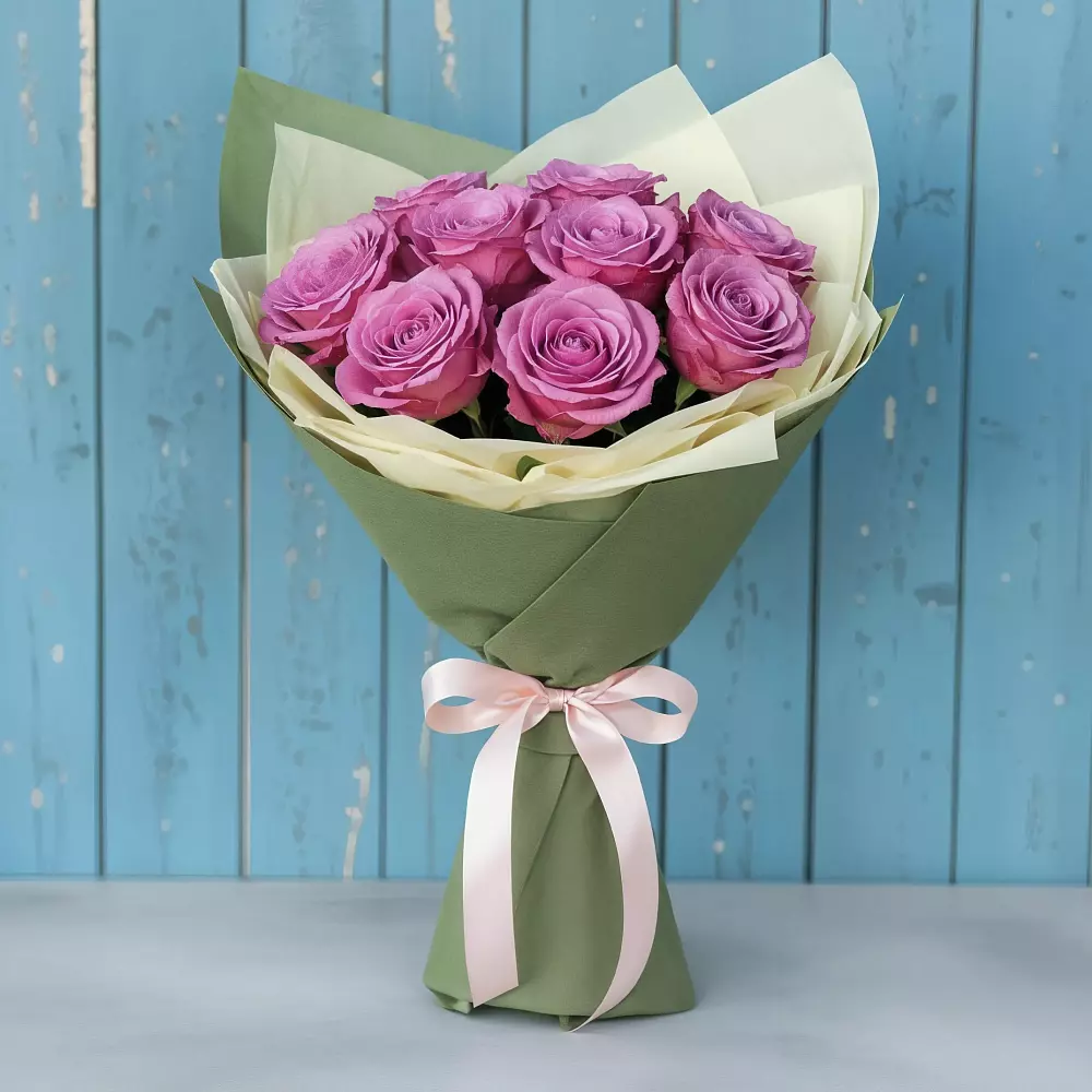 Букет Розы Фёрст Леди в Лесной Городок