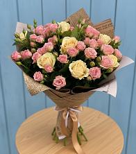 Букет цветов из:  Розы в Лесной Городок