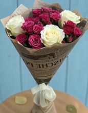 Букет цветов из:  Розы #REPLACE_PRED# Лесной Городок