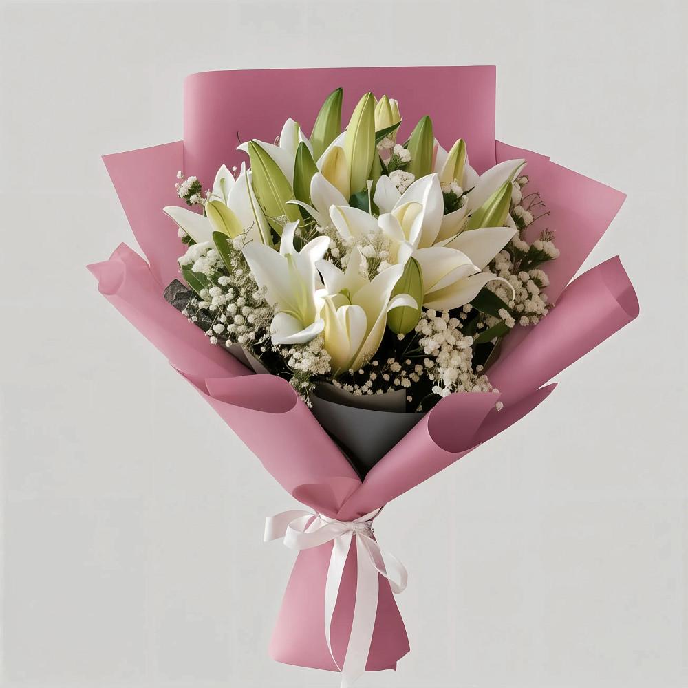 Букет цветов из: Лилии в Лесной Городок