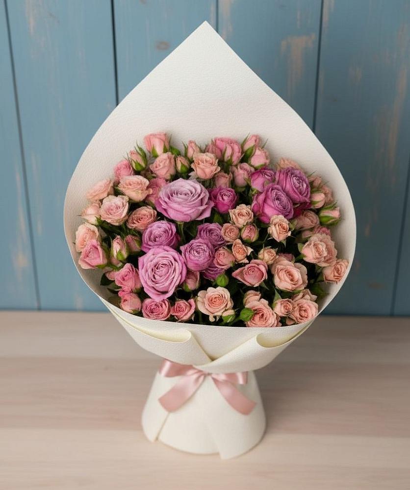 Букет цветов из: Розы в Лесной Городок