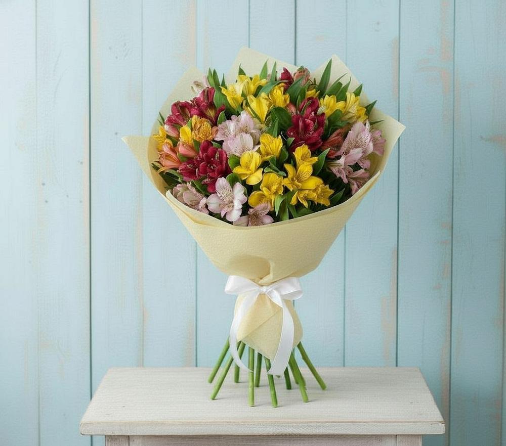 Букет цветов из: Альстромерии в Лесной Городок
