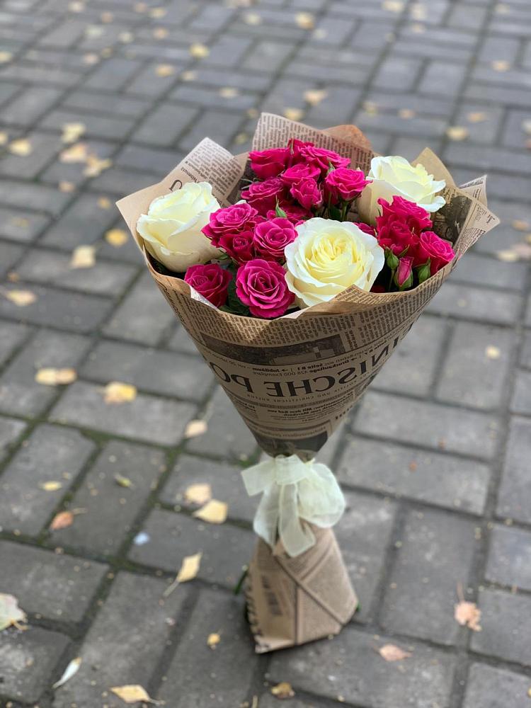 Букет цветов из: Розы в Лесной Городок