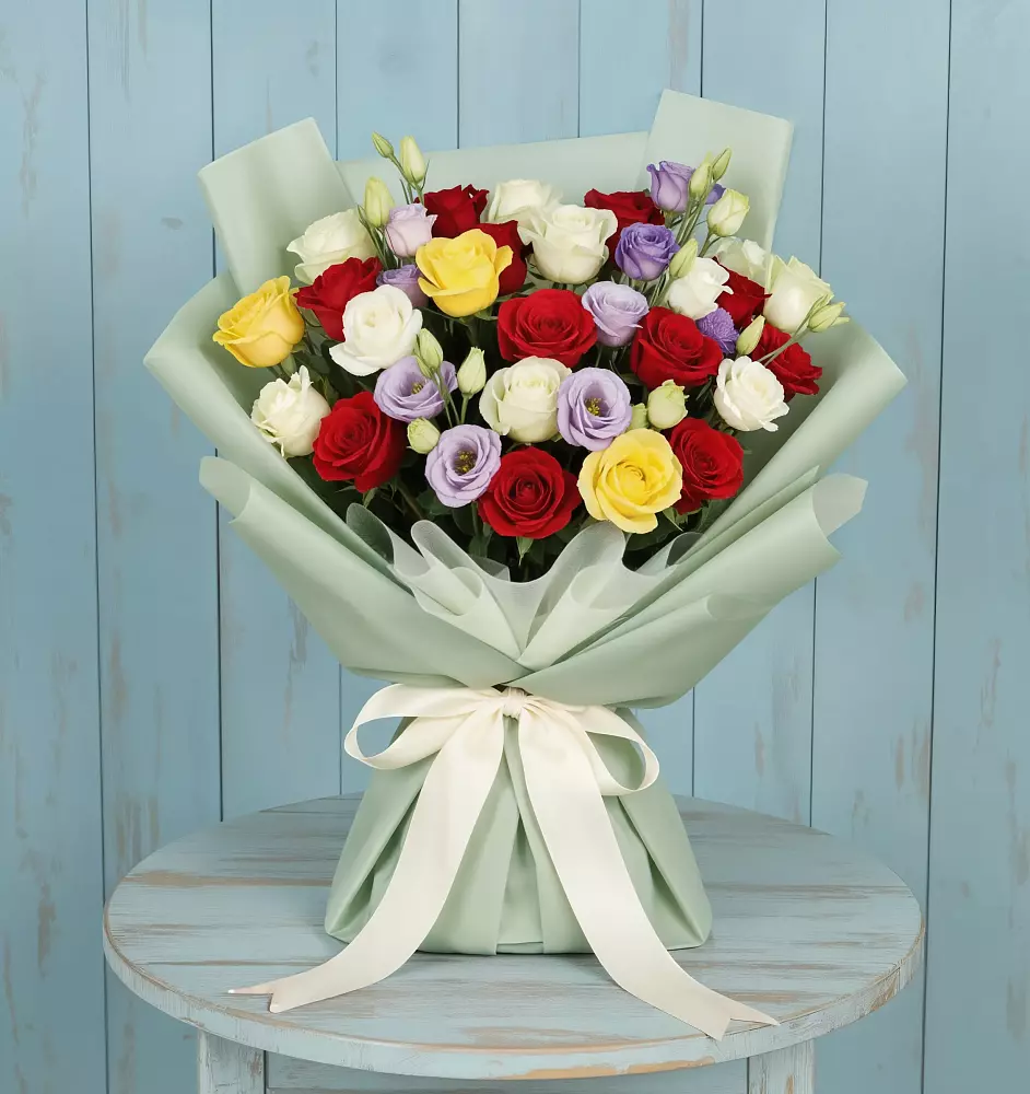 Букет цветов из: Розы в Лесной Городок