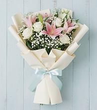 Букет цветов из:  Лилии #REPLACE_PRED# Лесной Городок