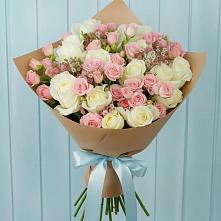 Букет цветов из:  Розы в Лесной Городок